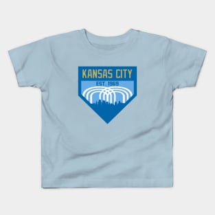 Kansas City Home Plate Skyline Kids T-Shirt